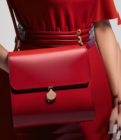 AI generated red purse